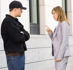 Leonardo DiCaprio e Vera Farmiga in una scena di The Departed
