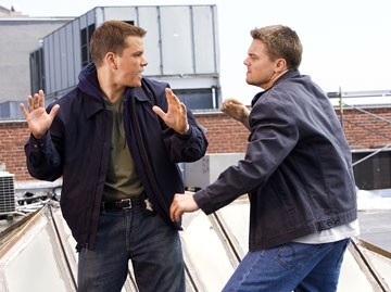 Matt Damon E Leonardo Dicaprio In Una Scena Di The Departed 32084