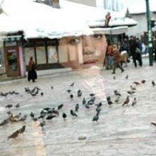 Mirjana Karanovic in una scena di Grbavica