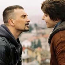 Mirjana Karanovic in una scena di Grbavica