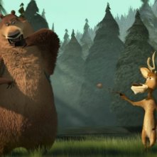 Una scena del film Boog e Elliot a caccia di amici