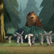 Una scena del film Boog e Elliot a caccia di amici