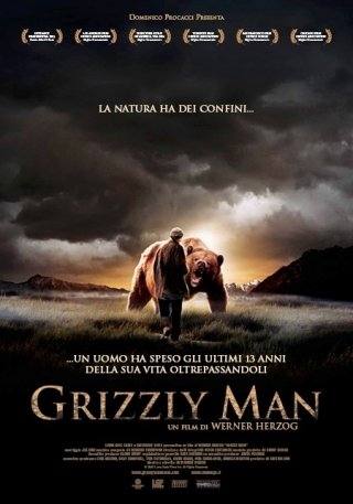 La locandina italiana di Grizzly Man