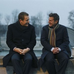 Dany Boon con Daniel Auteuil in una scena del film Il mio migliore amico