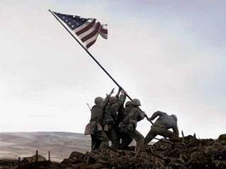 Una scena iconografica di Flags of Our Fathers