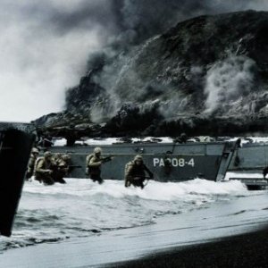 Una scena del film di Clint Eastwood  Flags of Our Fathers