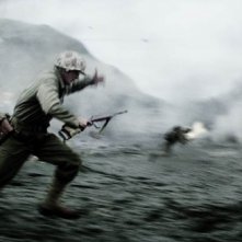 Una scena drammatica di Flags of Our Fathers