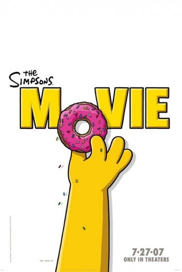 La locandina di The Simpsons Movie