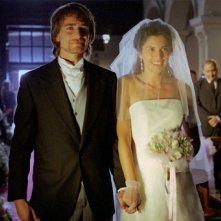 Una scena della commedia Ma l'amore... sì