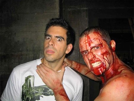 Eli Roth sul set di Hostel 2