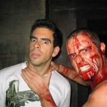 Il regista Eli Roth sul set di Hostel 2