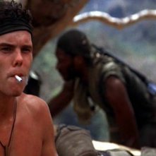 Kevin Dillon in una sequenza di Platoon