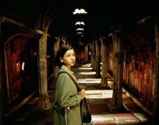 Ivana Baquero in una sequenza del film Il labirinto del fauno