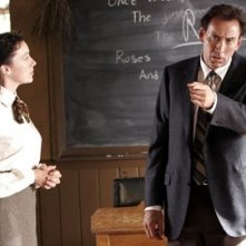 Nicolas Cage e Molly Parker in una scena del film The Wicker Man