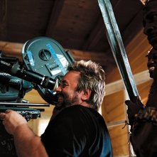 Luc Besson sul set del film Arthur e il popolo dei Minimei