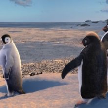 Una scena del film Happy Feet, del 2006