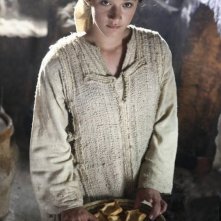 la bella Keisha Castle-Hughes in una scena di Nativity