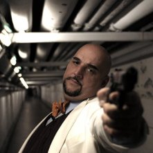 Antonino Iuorio in una scena del film TV Rapidamente