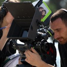 Antonio Manetti sul set del film TV Rapidamente