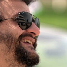 Marco Manetti sul set del film TV Rapidamente