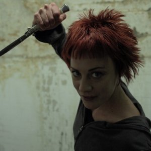 Nicoletta Amaduzzi in una scena del film televisivo Rapidamente