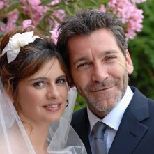 Rodolfo Corsato e Debora Caprioglio in una scena del film Morte di un confidente