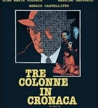 La locandina di Tre colonne in cronaca