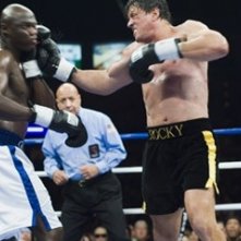 Sylvester Stallone e Antonio Tarver sul ring in Rocky Balboa