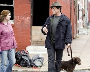 Sylvester Stallone e Geraldine Hughesin Rocky Balboa