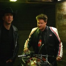 Cage in una scena di Ghost Rider