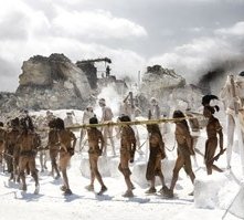 Una scena del film Apocalypto di Mel Gibson