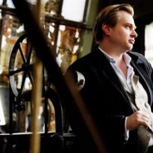 Christopher Nolan sul set di 'The Prestige'