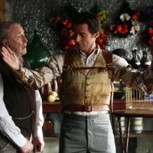 Hugh Jackman Michael Caine In Una Scena Di The Prestige 34853