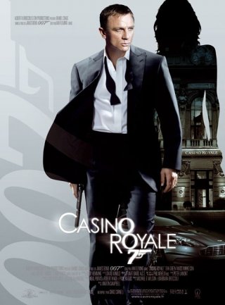 La locandina di Casino Royale con Daniel Craig