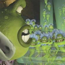 Una scena del film Giù per il tubo (Flushed Away del 2006)