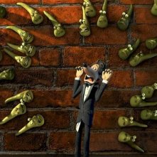 Una scena del film d'animazione Giù per il tubo