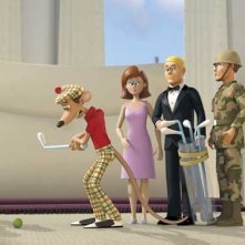 Una scena del film d'animazione Giù per il tubo (2006)