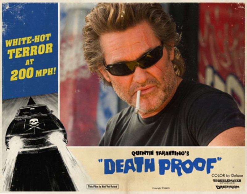 Kurt Russell In Una Lobbycard Promozionale Realizzata Per Death Proof Uno Dei Due Episodi Di Grind House 35021