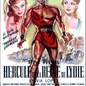 La locandina di Ercole e la regina di Lidia