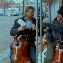 Una scena del film Il grande capo, di Lars Von Trier