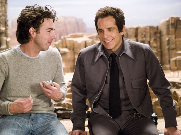 Ben Stiller e Shawn Levy sul set del film Una notte al museo