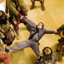 Ben Stiller in una scena d'azione del film Una notte al museo