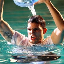 Ashton Kutcher in una scena della commedia The Guardian