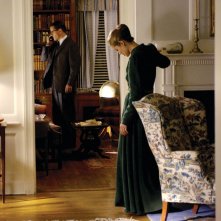 Matt Damon insieme ad Angelina Jolie in una scena del film The Good Shepherd