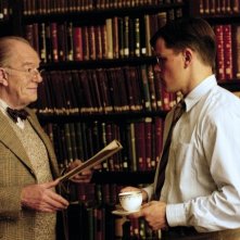 Matt Damon e Michael Gambon in una scena del film The Good Shepherd