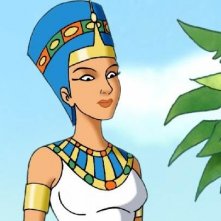 Una scena del cartoon Felix e la macchina del tempo