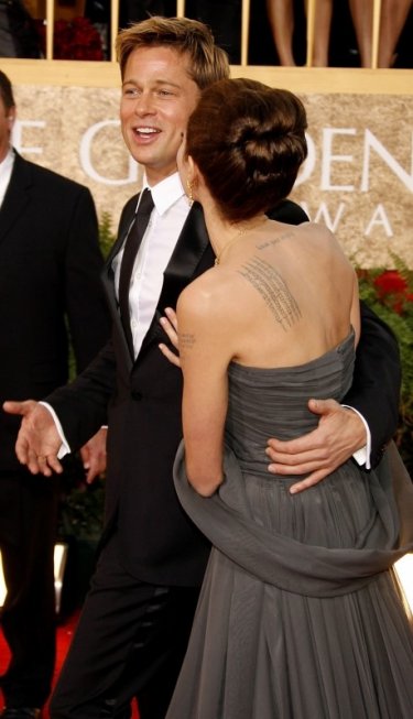 Brad Pitt e Angelina Jolie ai Golden Globes 2007