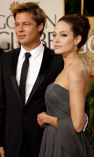 Golden Globes 2007, Brad Pitt accanto a Angelina Jolie