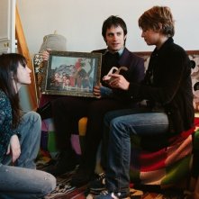 Gael García Bernal e Charlotte Gainsbourg in una scena del film L'arte del sogno di Michel Gondry