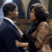 Jamie Foxx insieme a Jennifer Hudson in una scena di Dreamgirls